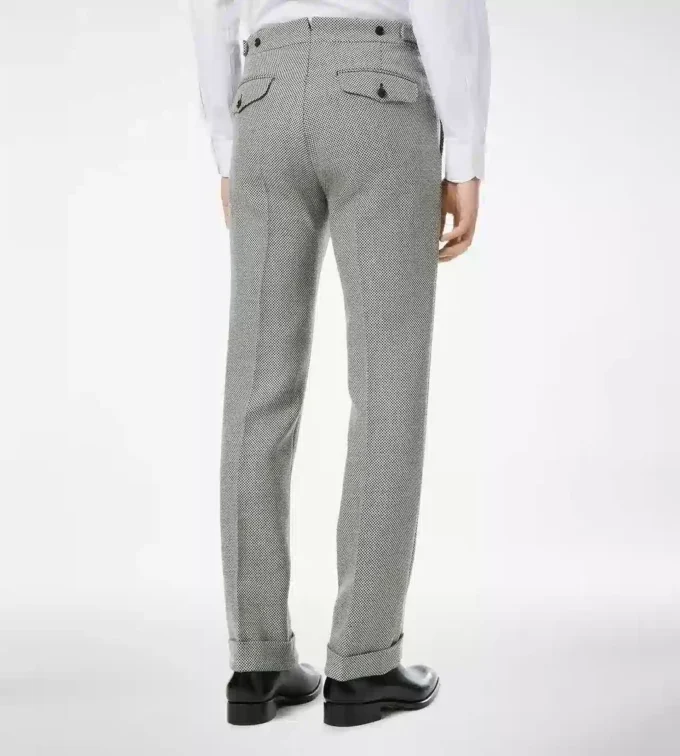 Pantaloni Birdseye negativi