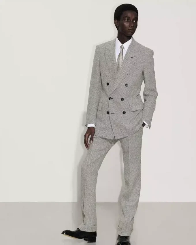 Cravatta in seta jacquard