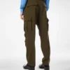 Pantaloni cargo in lana, cashmere e seta