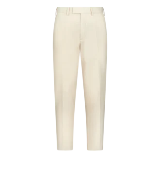 Pantaloni chino in cotone spazzolato