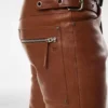 Pantaloni da motociclista in pelle di bufalo