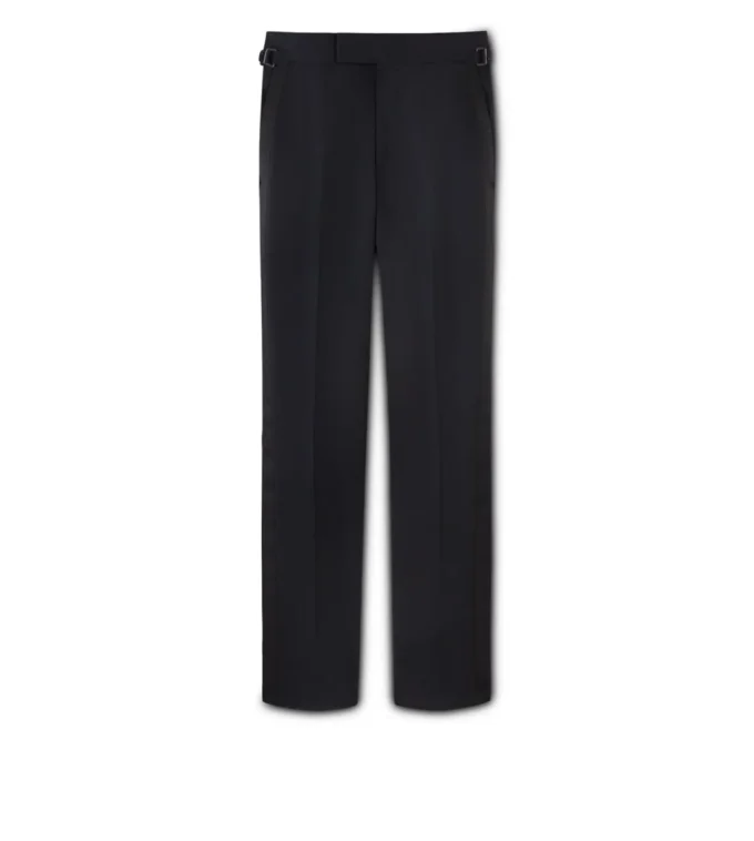 Pantaloni da sera O’Connor in mohair nero