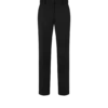 Pantaloni da ufficiale in gabardine di lana con bordino