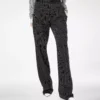 Pantaloni dritti a pieghe in barathea di lana e cotone a righe Pantaloni dritti a pieghe in barathea di lana e cotone a righe