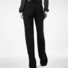 Pantaloni dritti con piega morbida Sharp Grain De Poudre Pantaloni dritti con piega morbida Sharp Grain De Poudre