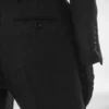 Pantaloni dritti sartoriali a spina di pesce