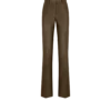 Pantaloni dritti sartoriali in jacquard cocco Pantaloni dritti sartoriali in jacquard cocco
