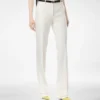 Pantaloni dritti sartoriali in lana e seta a righe sfumate Pantaloni dritti sartoriali in lana e seta a righe sfumate