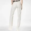 Pantaloni dritti sartoriali in lana e seta a righe sfumate Pantaloni dritti sartoriali in lana e seta a righe sfumate