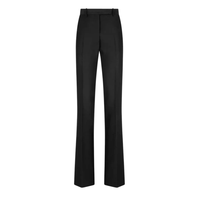 Pantaloni dritti sartoriali in lana e seta Radzmir Pantaloni dritti sartoriali in lana e seta Radzmir