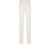 Pantaloni dritti sartoriali in misto cotone e seta lavata Pantaloni dritti sartoriali in misto cotone e seta lavata