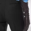 Pantaloni dritti sartoriali in misto lana e seta Pantaloni dritti sartoriali in misto lana e seta