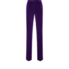 Pantaloni dritti sartoriali in velluto di cotone Pantaloni dritti sartoriali in velluto di cotone