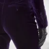Pantaloni dritti sartoriali in velluto di cotone Pantaloni dritti sartoriali in velluto di cotone
