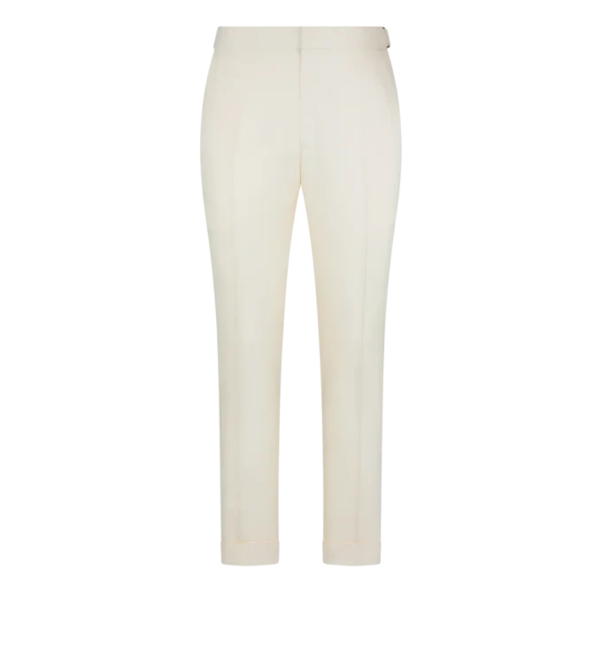 Pantaloni Dyllan in tela di seta