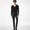 Pantaloni Dyllan in twill di seta e mohair