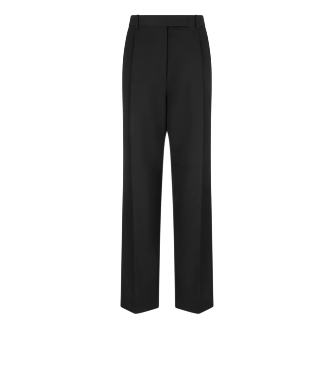 Pantaloni eleganti in lana con piega Pantaloni eleganti in lana con piega