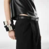 Pantaloni eleganti in lana con piega Pantaloni eleganti in lana con piega
