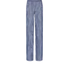 Pantaloni in georgette di seta ricamati con paillettes Pantaloni in georgette di seta ricamati con paillettes