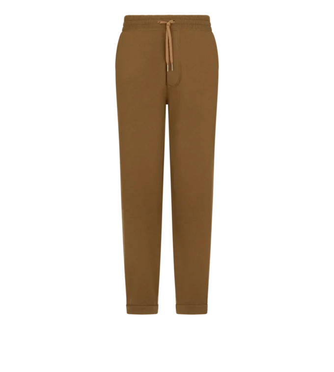 Pantaloni jogging in cashmere merino