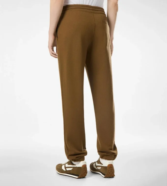 Pantaloni jogging in cashmere merino