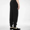 Pantaloni jogging in lana double face