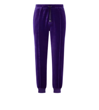 Pantaloni jogging in velluto