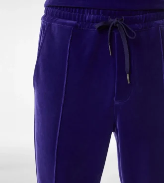 Pantaloni jogging in velluto