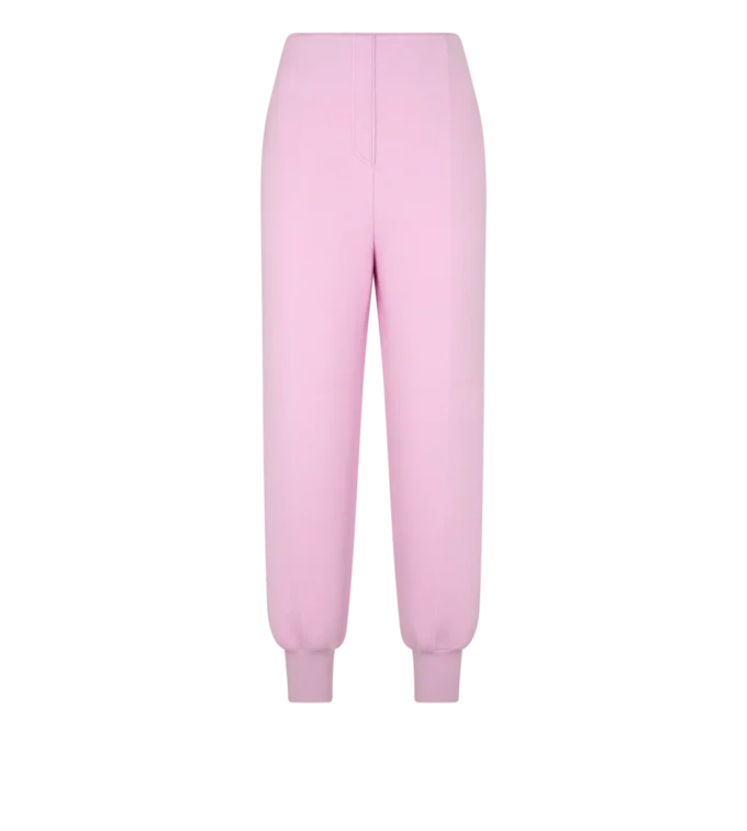 Pantaloni jogging scultorei in misto cashmere ultrafine Pantaloni jogging scultorei in misto cashmere ultrafine