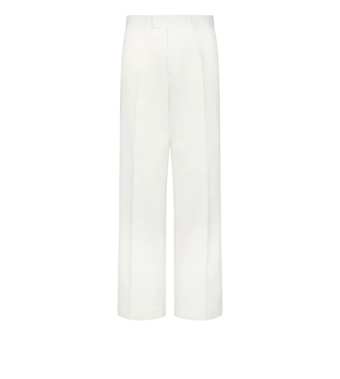 Pantaloni larghi in cotone drill Pantaloni larghi in cotone drill