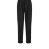 Pantaloni leggeri in twill fluido di cotone e seta