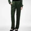 Pantaloni pigiama in raso di seta elasticizzato Pantaloni pigiama in raso di seta elasticizzato