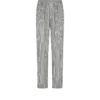 Pantaloni pigiama in seta a righe con bordino Pantaloni pigiama in seta a righe con bordino