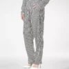 Pantaloni pigiama in seta a righe con bordino Pantaloni pigiama in seta a righe con bordino