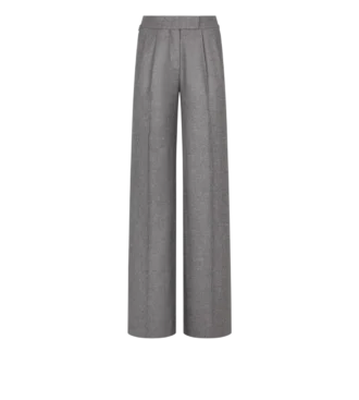 Pantaloni sartoriali a gamba larga con doppia piega