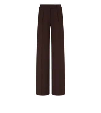 Pantaloni sartoriali a gamba larga con doppia piega