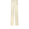 Pantaloni sartoriali bootcut in twill di seta e lana Pantaloni sartoriali bootcut in twill di seta e lana