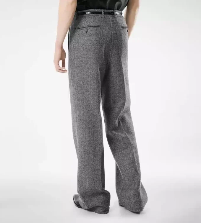 Pantaloni Sharkskin Herringbone Double Splittable Pantaloni Sharkskin Herringbone Double Splittable