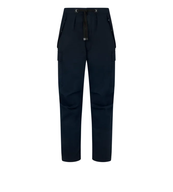 Pantaloni sportivi cargo in twill enzimatico Pantaloni sportivi cargo in twill enzimatico