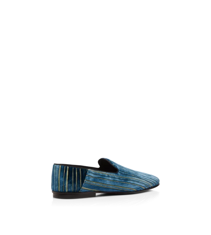 Pantofola Steven in velluto jacquard