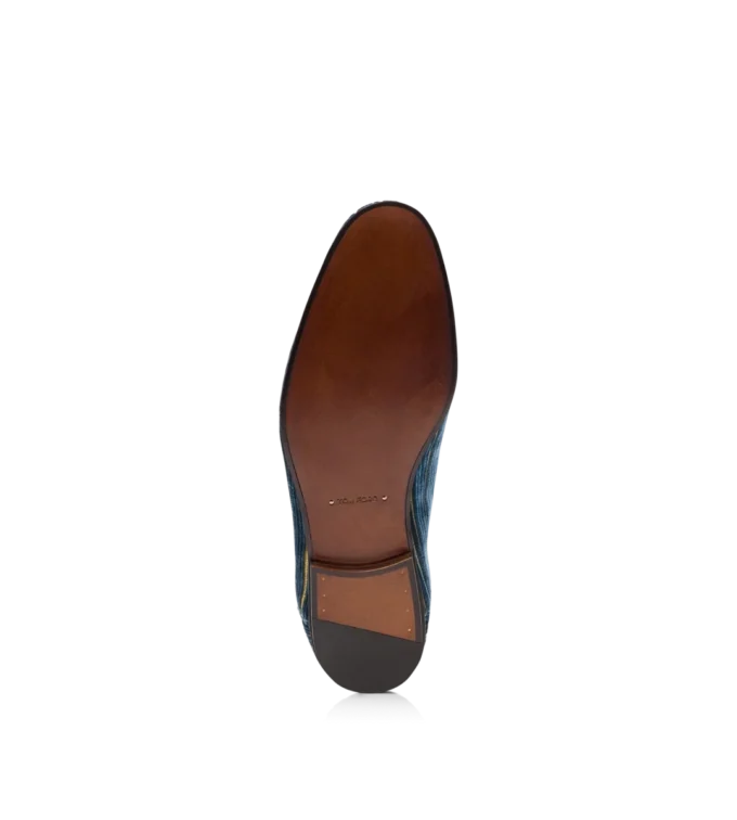 Pantofola Steven in velluto jacquard