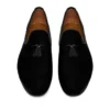 Pantofole Nicolas con nappine in velluto Pantofole Nicolas con nappine in velluto