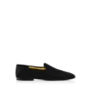 Pantofole Steven in velluto a righe
