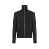 Pelle scamosciata sul davanti Merino con zip integrale