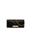 Pochette Bar con ricami in paillettes effetto coccodrillo Pochette Bar con ricami in paillettes effetto coccodrillo