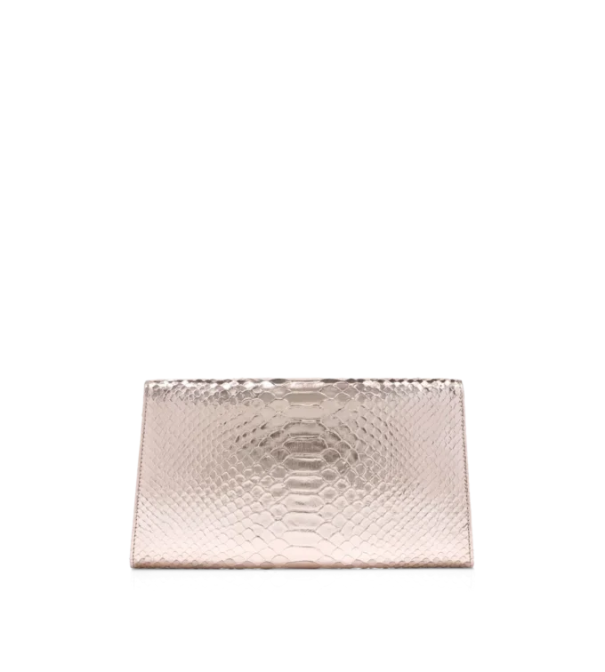 Pochette Nobile in pitone laminato stampato Pochette Nobile in pitone laminato stampato