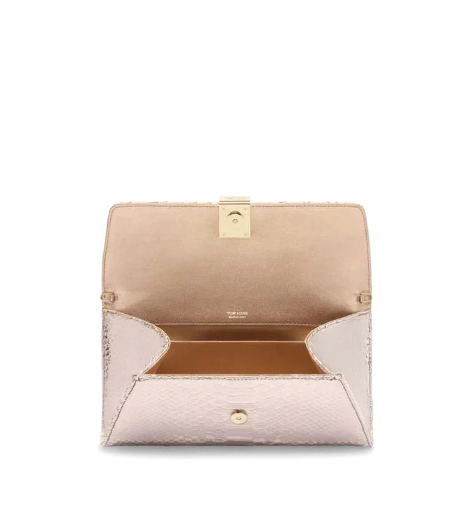 Pochette Nobile in pitone laminato stampato Pochette Nobile in pitone laminato stampato