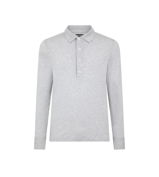 Polo in cotone, cashmere e seta
