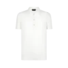 Polo in misto cotone e seta