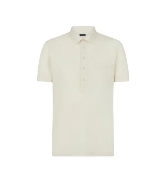 Polo in misto seta piquet